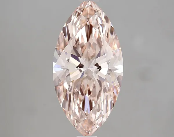 2.04ct MARQUISE Fancy Intense Pink VVS2 Coloured Lab diamond