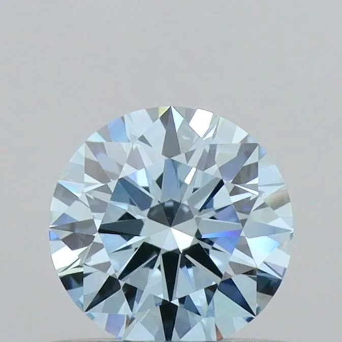 0.55ct ROUND Fancy Intense Blue VVS2 Coloured Lab diamond