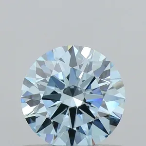 0.55ct ROUND Fancy Intense Blue VVS2 Coloured Lab diamond