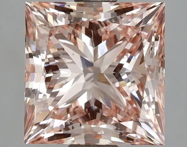 3.05ct PRINCESS Fancy Intense Pink VS2 Coloured Lab diamond