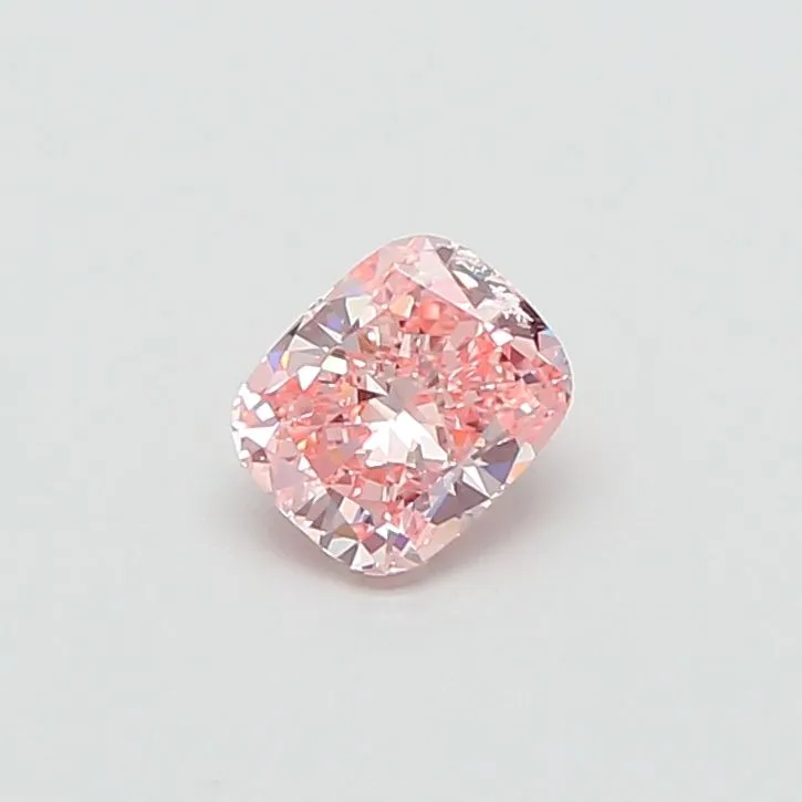 1.05ct CUSHION Fancy Intense Pink VVS2 Coloured Lab diamond