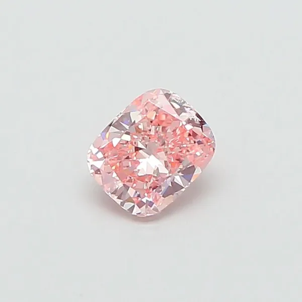 1.05ct CUSHION Fancy Intense Pink VVS2 Coloured Lab diamond