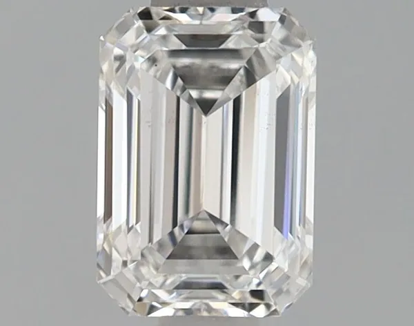 0.73ct EMERALD F VS2 Lab diamond