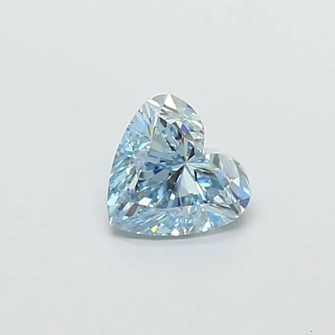 1.01ct HEART Fancy Intense Blue VS1 Coloured Lab diamond