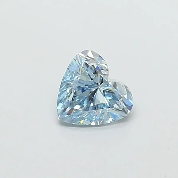 1.01ct HEART Fancy Intense Blue VS1 Coloured Lab diamond