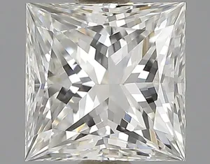 0.52ct PRINCESS H VVS1 Natural diamond
