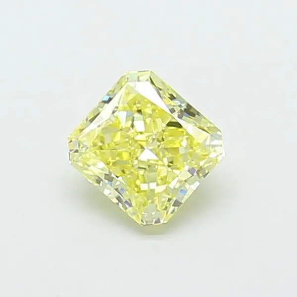 1.1ct RADIANT Fancy Intense Yellow VS1 Coloured Lab diamond