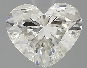 1.08ct HEART G VVS2 Lab diamond