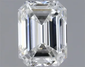 0.37ct EMERALD F VS1 Natural diamond