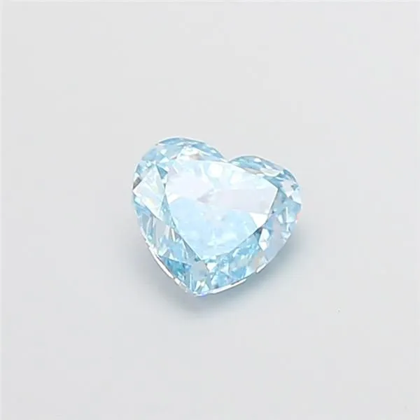 1.06ct HEART Fancy Vivid Blue VS1 Coloured Lab diamond