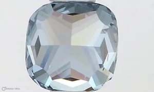 0.43ct CUSHION Fancy Vivid Blue SI1 Coloured Lab diamond