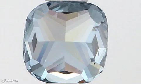 0.43ct CUSHION Fancy Vivid Blue SI1 Coloured Lab diamond