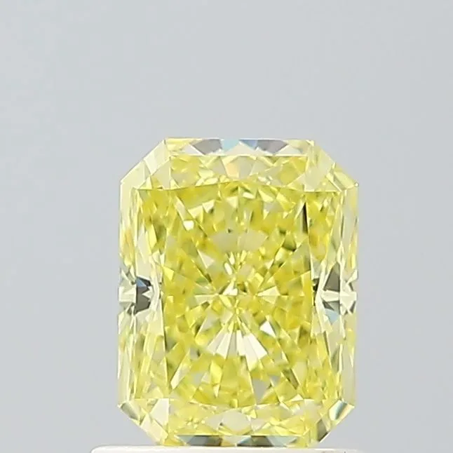 1.06ct RADIANT Fancy Intense Yellow IF Coloured Lab diamond