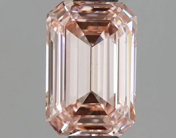 1ct EMERALD Fancy Intense Pink VS2 Coloured Lab diamond