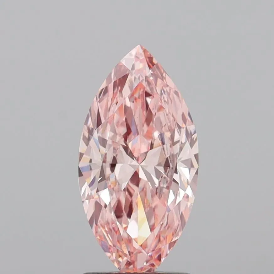 1.50ct MARQUISE Fancy Intense Pink VVS2 Coloured Lab diamond