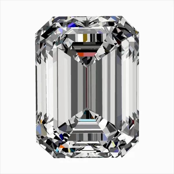 0.4ct EMERALD E VVS1 Natural diamond