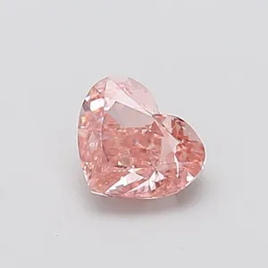 1.11ct HEART Fancy Intense Pink VVS2 Coloured Lab diamond
