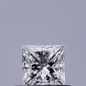 0.37ct PRINCESS E VVS1 Natural diamond
