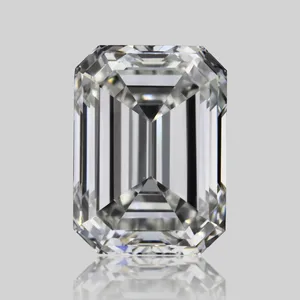 0.71ct EMERALD F VVS2 Natural diamond
