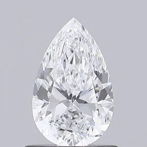 0.76ct PEAR D IF Lab diamond