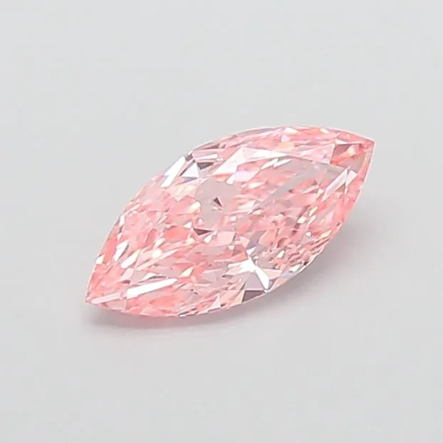 1.06ct MARQUISE Fancy Vivid Pink VS1 Coloured Lab diamond