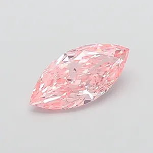 1.06ct MARQUISE Fancy Vivid Pink VS1 Coloured Lab diamond