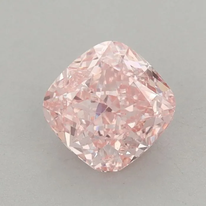 0.94ct CUSHION Fancy Vivid Pink VS1 Coloured Lab diamond