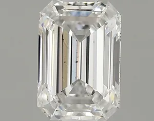 0.71ct EMERALD F VS2 Lab diamond