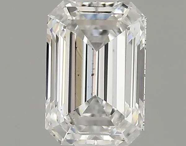0.71ct EMERALD F VS2 Lab diamond