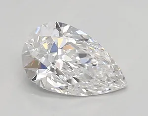 0.87ct PEAR D VVS2 Lab diamond