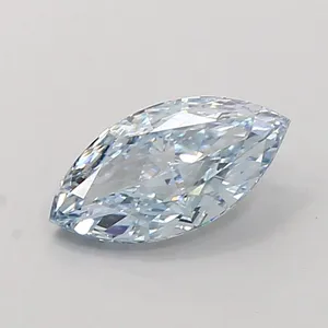 1.04ct MARQUISE Fancy Blue VVS2 Coloured Lab diamond