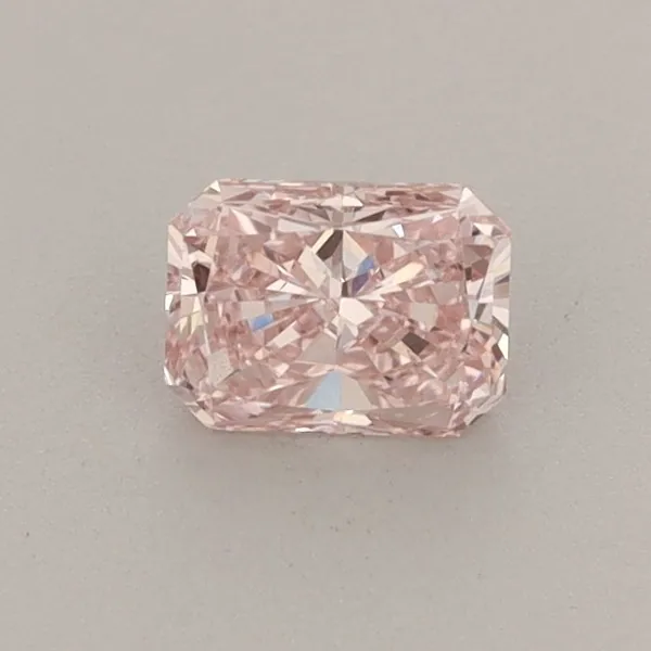 0.48ct RADIANT Fancy Intense Pink VS2 Coloured Lab diamond