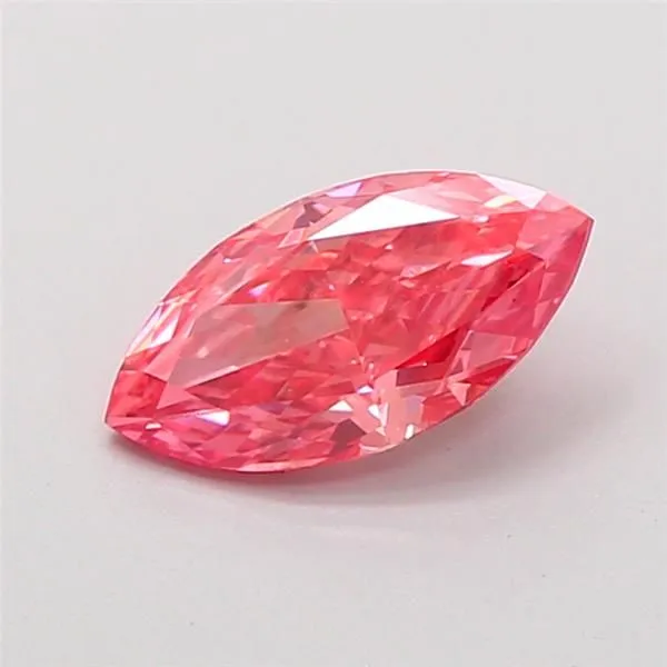1.02ct MARQUISE Fancy Vivid Pink VS1 Coloured Lab diamond