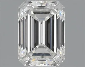 0.4ct EMERALD F IF Natural diamond