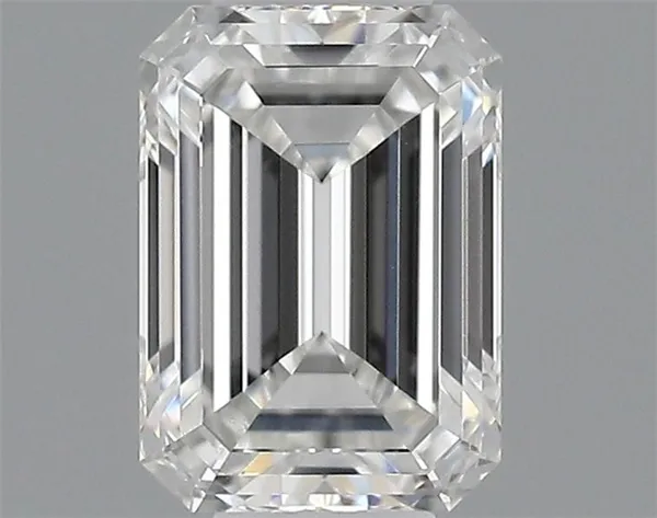 0.4ct EMERALD F IF Natural diamond