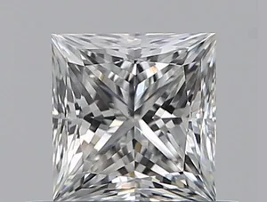 0.61ct PRINCESS F VS1 Natural diamond