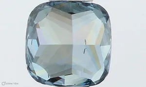 0.6ct CUSHION Fancy Intense Blue SI1 Coloured Lab diamond