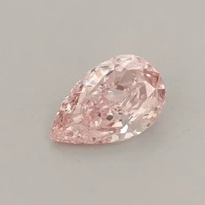 0.31ct PEAR Fancy Vivid Pink VS1 Coloured Lab diamond