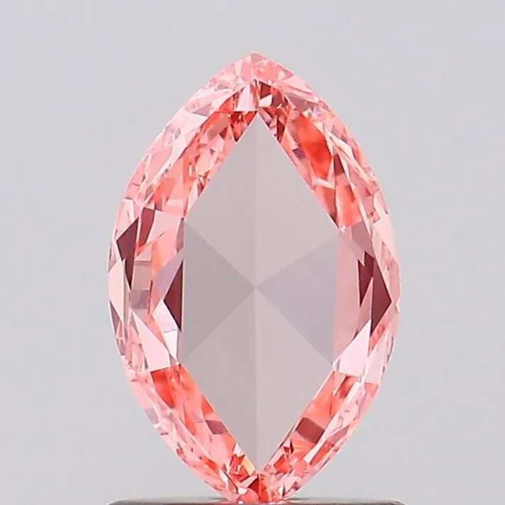 1.06ct MARQUISE Fancy Vivid Pink VVS2 Coloured Lab diamond