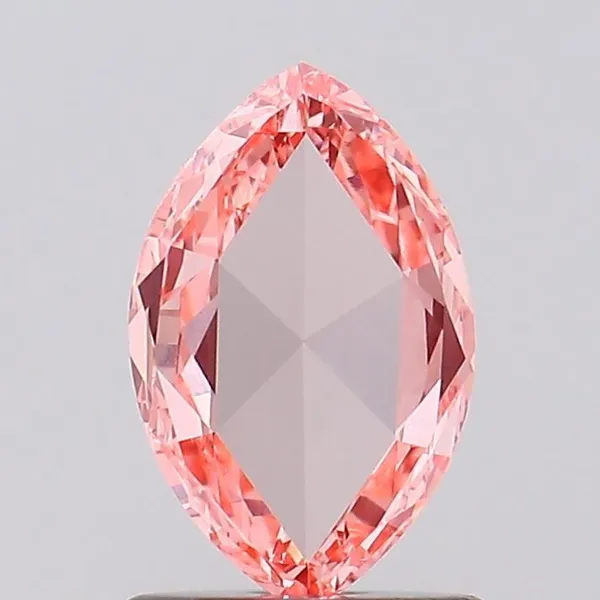 1.06ct MARQUISE Fancy Vivid Pink VVS2 Coloured Lab diamond