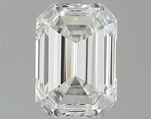 0.5ct EMERALD H VVS2 Natural diamond