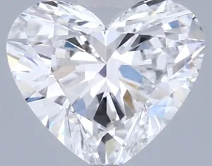 1ct HEART D VS1 Lab diamond