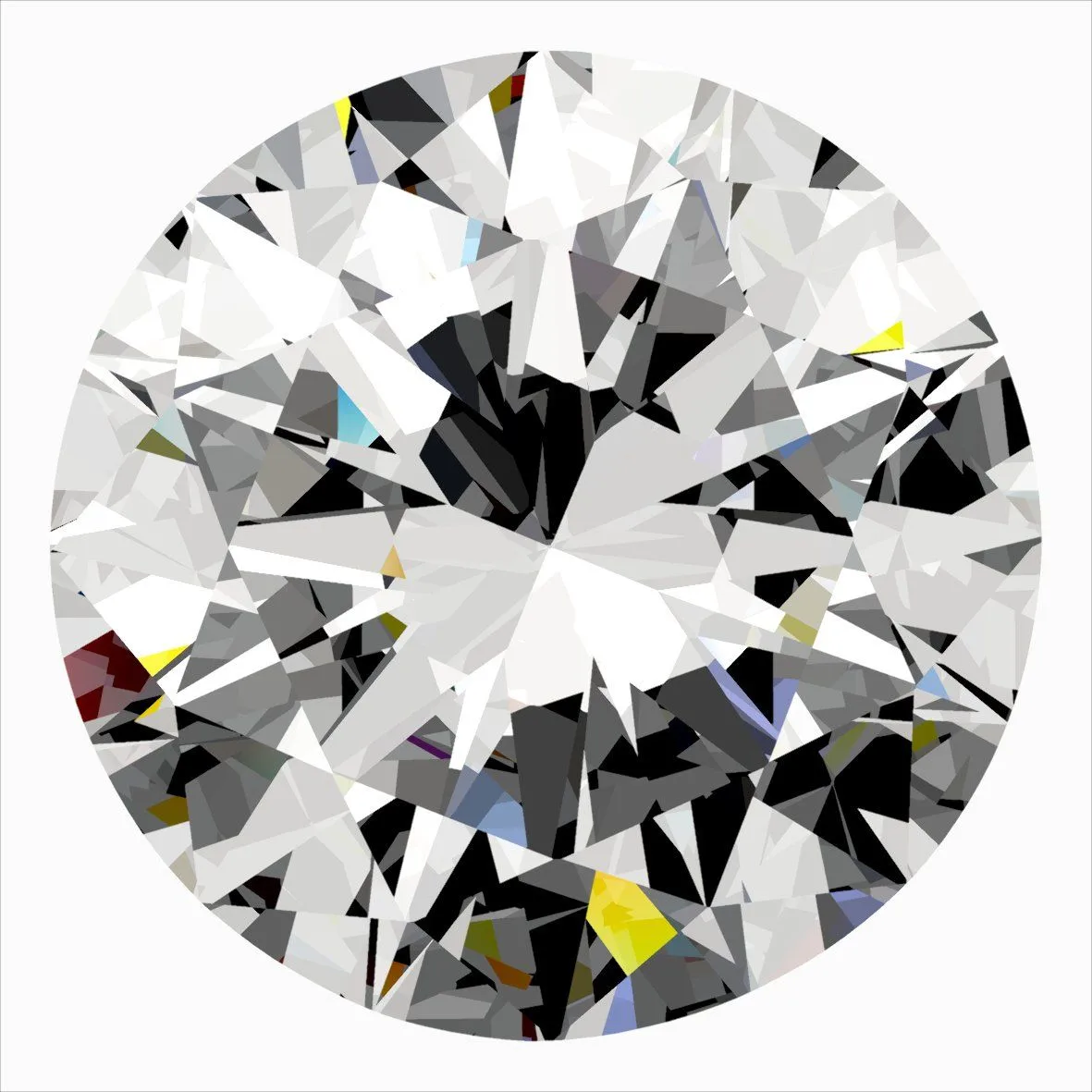 0.30ct ROUND F SI1 Natural diamond