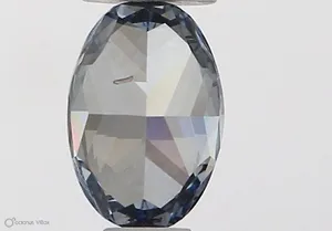 0.31ct OVAL Fancy Intense Blue SI2 Coloured Lab diamond