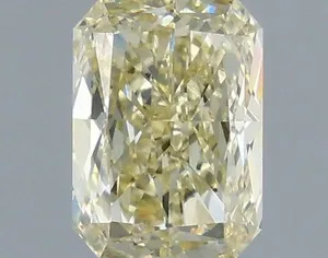 1.01ct RADIANT Fancy Light Yellow VS1 Coloured Lab diamond
