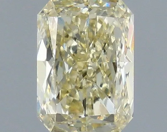 1.01ct RADIANT Fancy Light Yellow VS1 Coloured Lab diamond