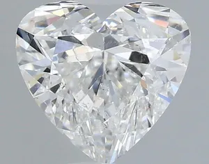 1ct HEART F SI1 Natural diamond