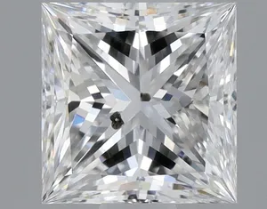 0.9ct PRINCESS E SI2 Natural diamond