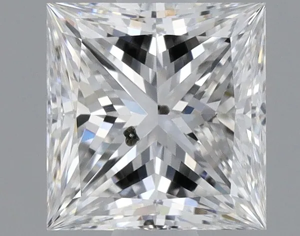 0.9ct PRINCESS E SI2 Natural diamond