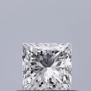0.41ct PRINCESS F VVS2 Natural diamond